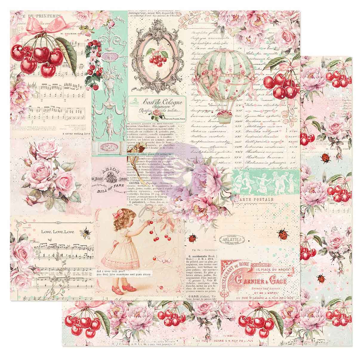 Cherry Sweet Collection 12x12 Sheet - No Other Place