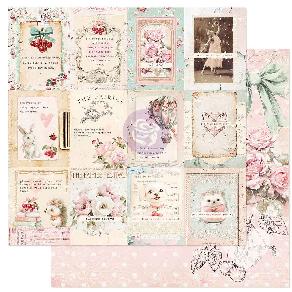 Cherry Sweet Collection 12x12 Sheet - Thoughts From My Heart