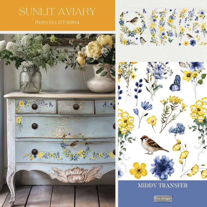 Middy Transfers® - Sunlit Aviary