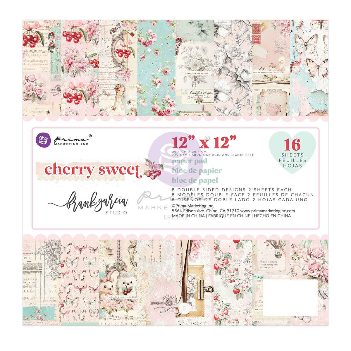 Cherry Sweet Collection 12x12 Paper Pad
