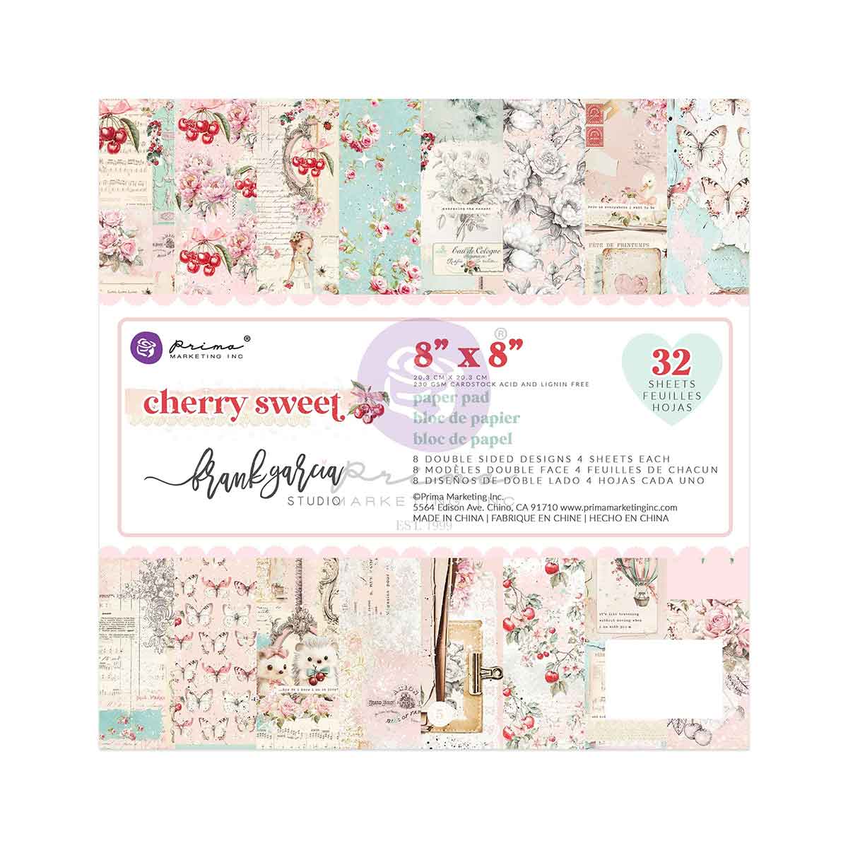 Cherry Sweet Collection 8x8 Paper Pad