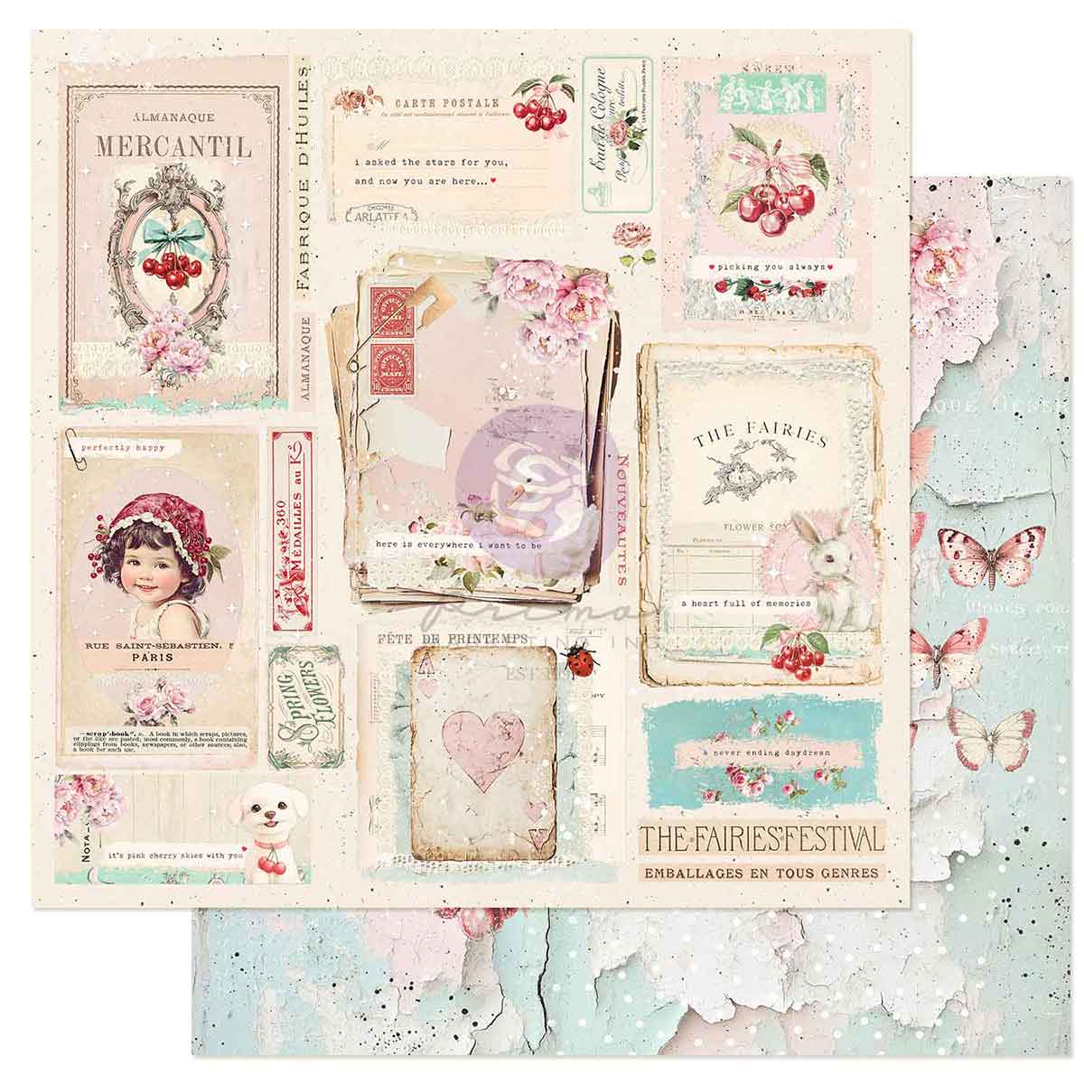 Cherry Sweet Collection 12x12 Sheet - A Never Ending Daydream
