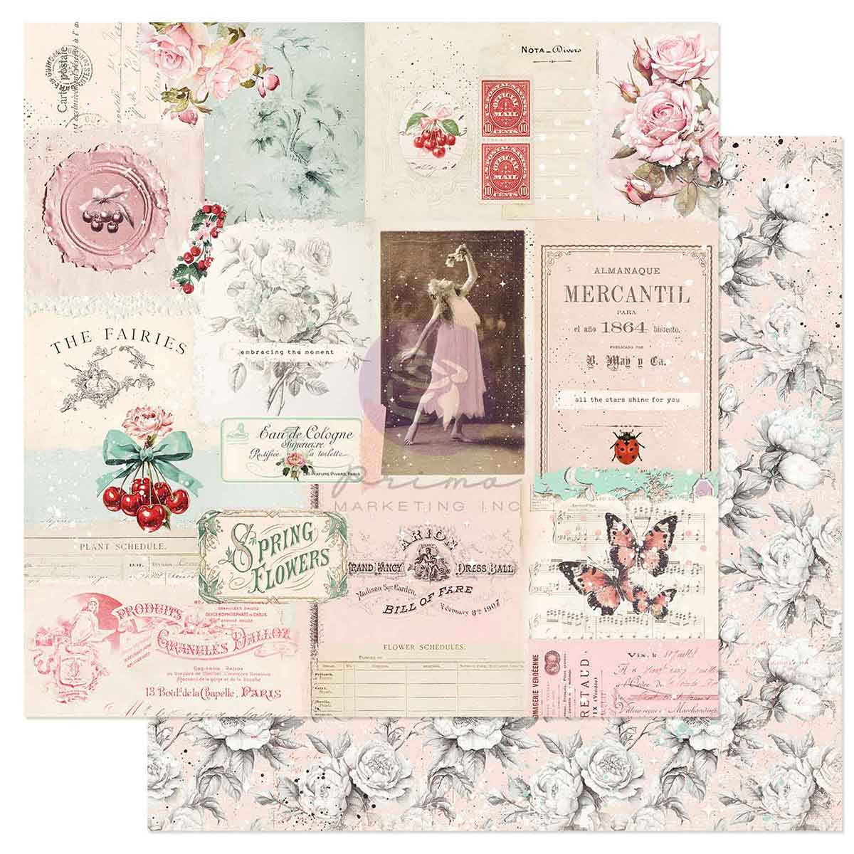 Cherry Sweet Collection 12x12 Sheet - All The Stars Shine For You