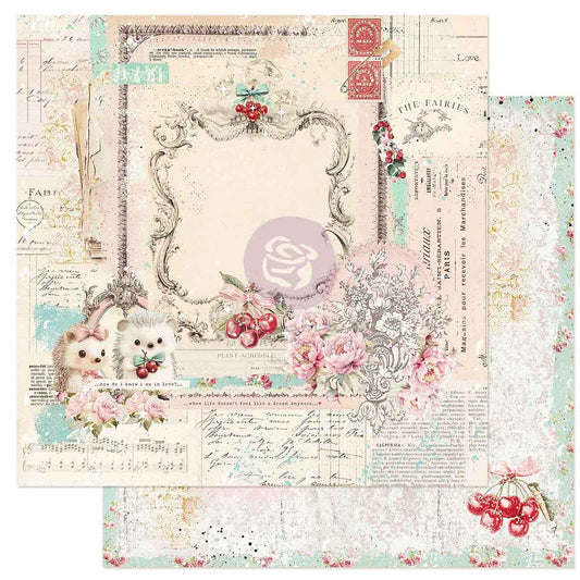 Cherry Sweet Collection 12x12 Sheet - Dreaming Of Pink Skies