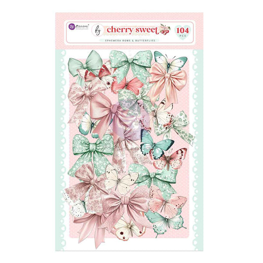 Cherry Sweet Collection Ephemera - Bows & Butterflies