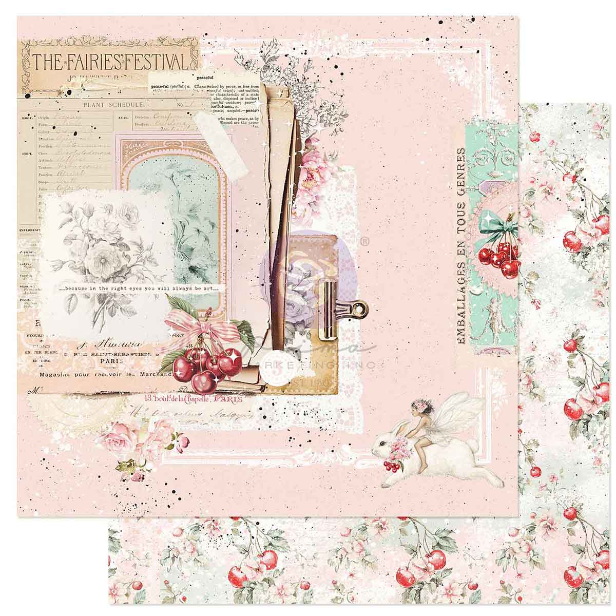Cherry Sweet Collection 12x12 Sheet - In A Daydream