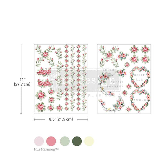 H2O Transfers - Nostalgic Blooms