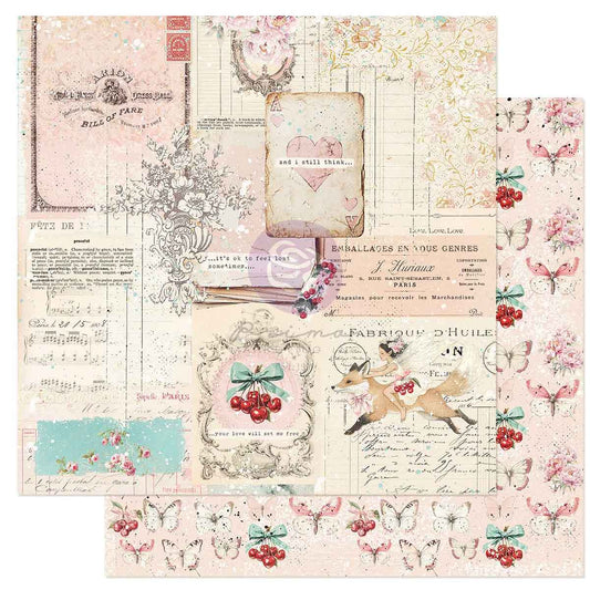 Cherry Sweet Collection 12x12 Sheet - Set Me Free