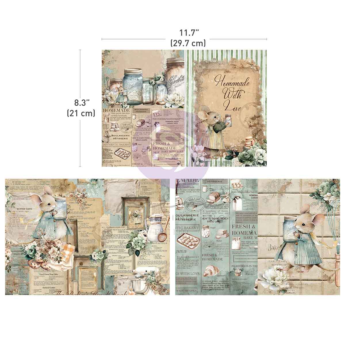 The Home Baker Collection A4 Decoupage