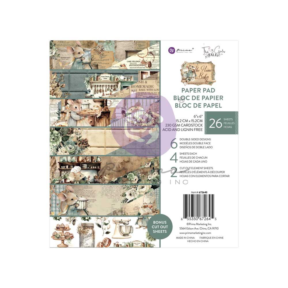 The Home Baker Collection 6x6 Paper Pad