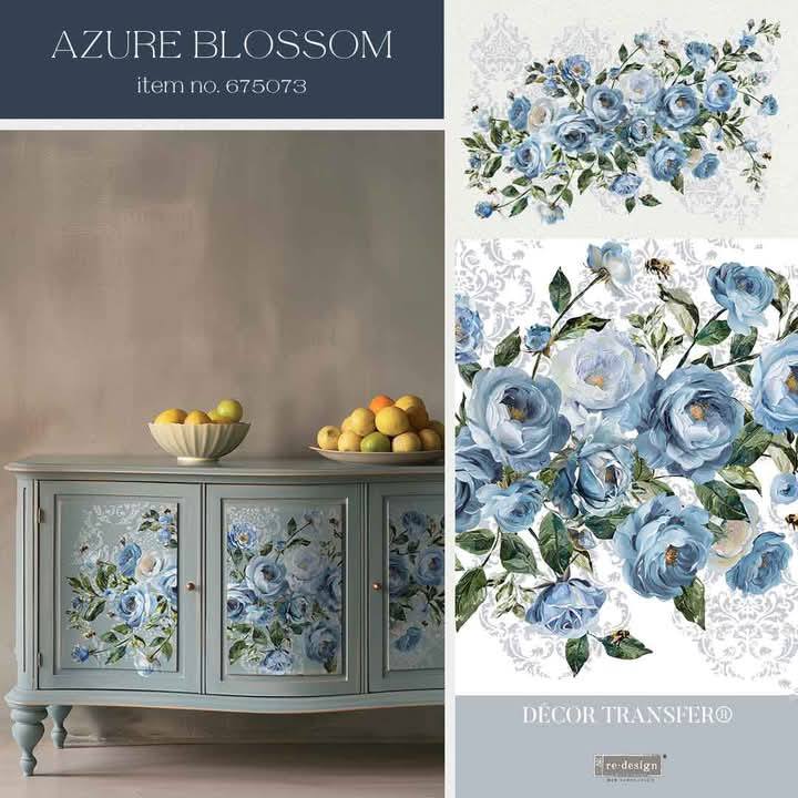 Decor Transfers® - Azure Blossom