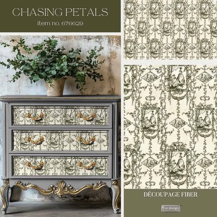 Decoupage Decor Tissue Paper Kacha - Chasing Petals
