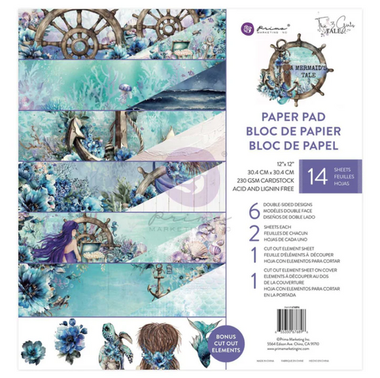 A Mermaid's Tale Collection 12x12 Paper Pad