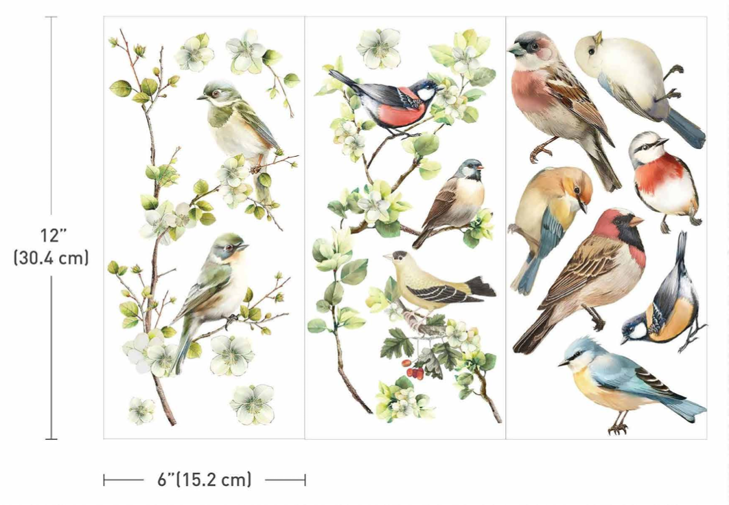 Small Décor Transfers - Nestled Whispers