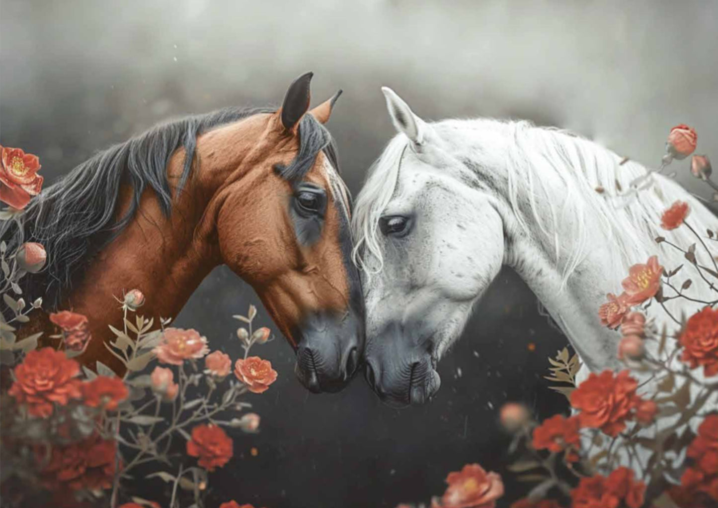 A1 Decoupage Fiber Paper - “Wild Hearts”